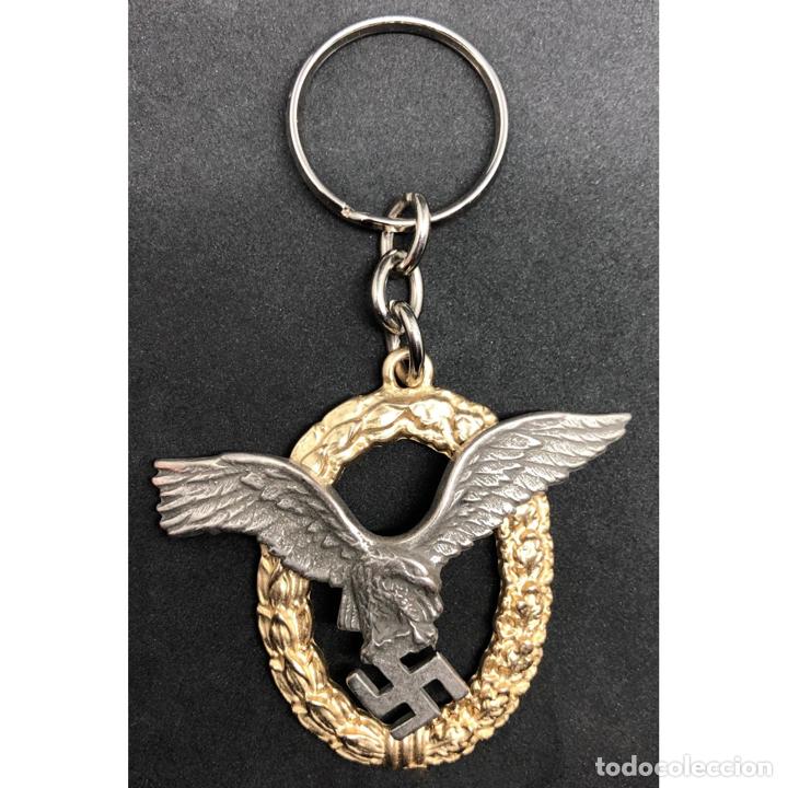 Militaria: Llavero R&eacute;plica Insignia Piloto Luftwaffe Alemania WWII