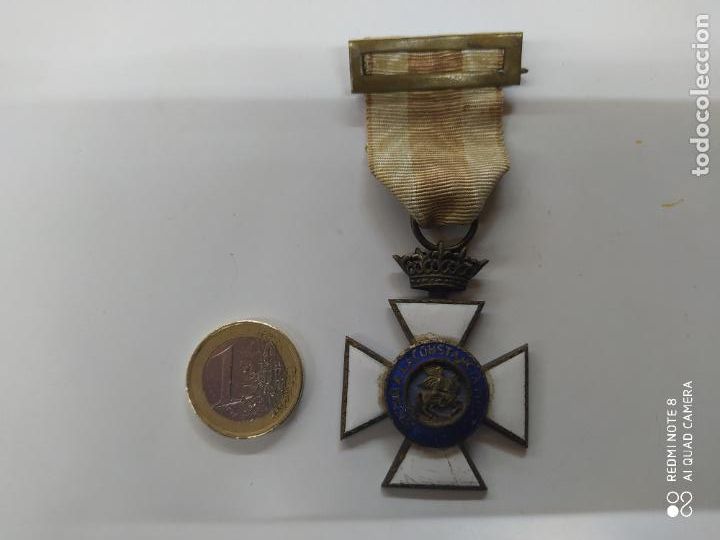 Militaria: ANTIGUA MEDALLA CONSTANCIA MILITAR FERNANDO VII