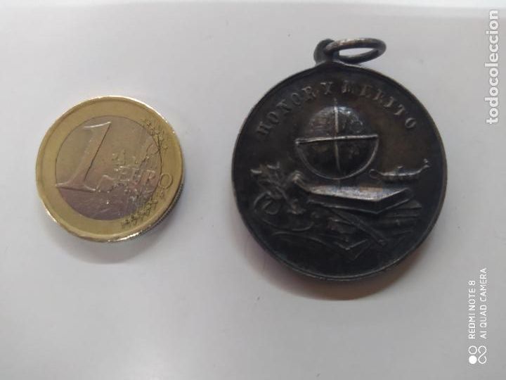 Militaria: ANTIGUA MEDALLA PLATA EPOCA II REPUBLICA PREMIO A LA APLICACION