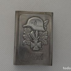 Militaria: WWI THE GERMAN HOLDER/COVER ON MATCHBOX SS-REICH WAFFEN SS