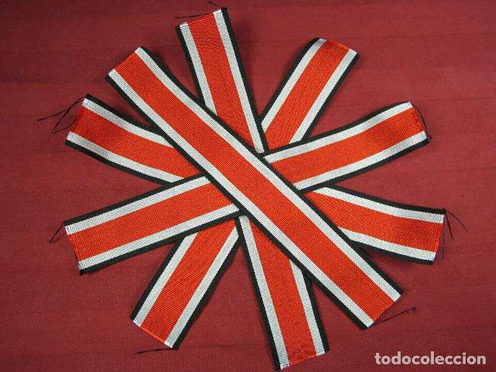 Militaria: Nazi German Iron Cross 1939 medal Ribbons x 5 EK2 WW2 WWII