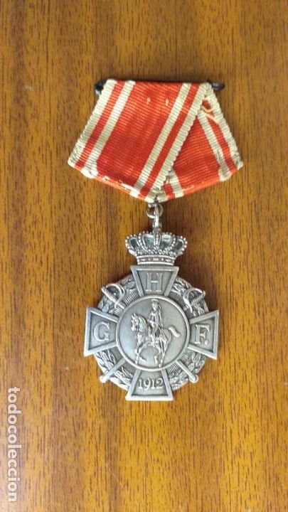 Militaria: Dinamarca &bull; Medalla Guardia de H&uacute;sares del Fredericksborg &bull; 1912