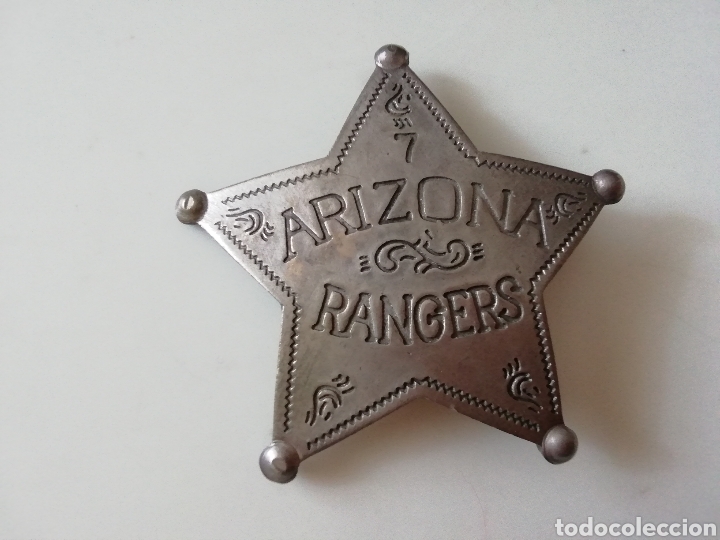 Military Antiques: PLACA POLICIA ARIZONA RANGERS