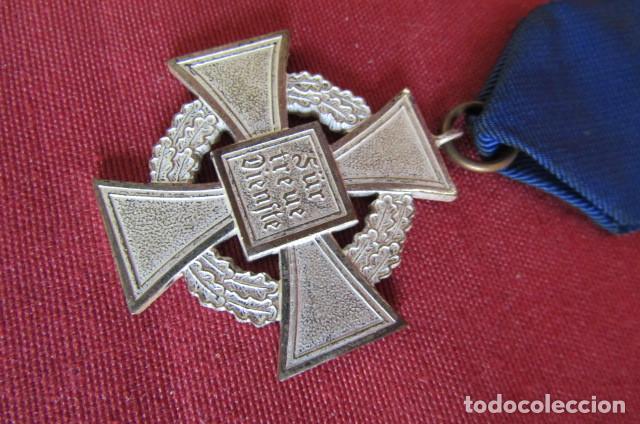Militaria: Condecoración Medalla alemana 25 años de servicio categoría plata III reich alemán II guerra mundial - Foto 4 - 171198904