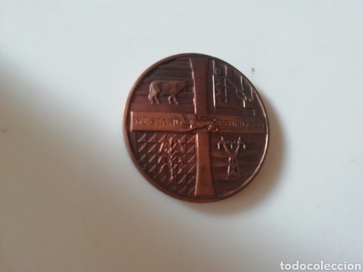Militaria: CAJA CON MONEDA RHODESIAN INDEPENDENCE - Foto 4