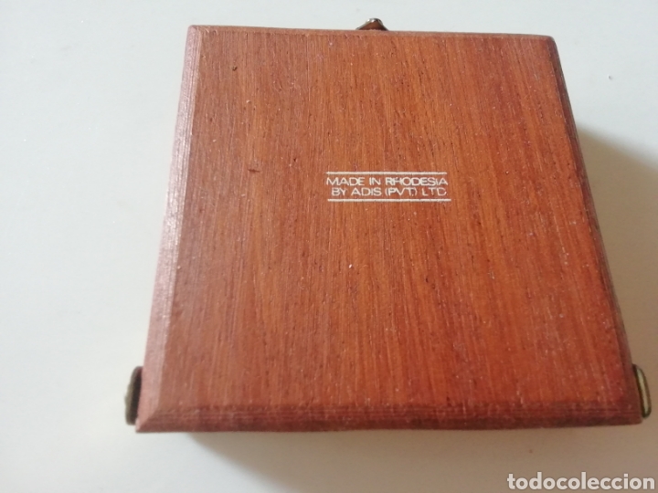 Militaria: CAJA CON MONEDA RHODESIAN INDEPENDENCE - Foto 5