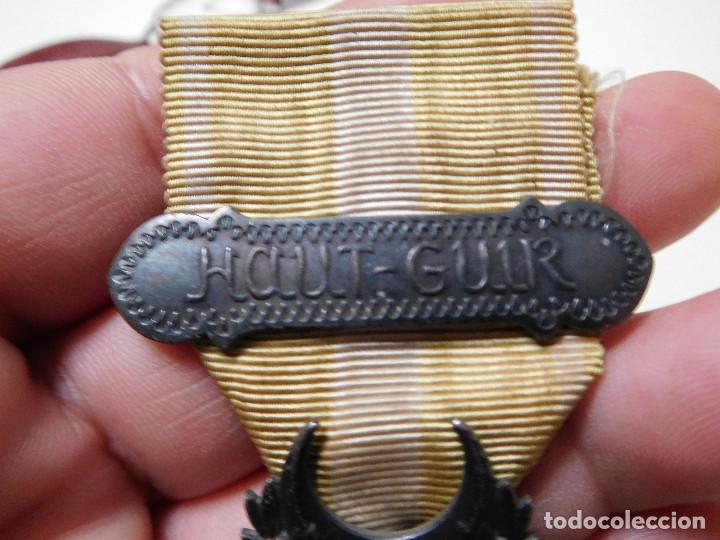 Militaria: FRANCIA. Medalla de la campaña de Marruecos con pasador Haut Guir Plata - Foto 3 - 248972500