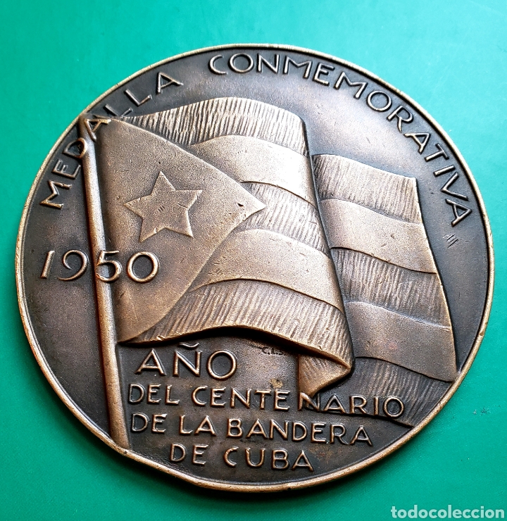 Militaria: CUBA MEDALLA CONMEMORATIVA CENTENARIO DE LA BANDERA 1850-1950