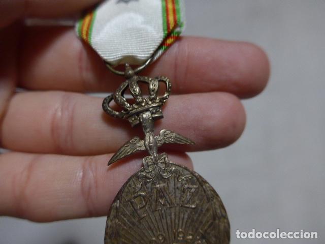 Militaria: Antigua medalla de la paz de marruecos de 1927, original, guerra de africa. - Foto 3 - 274817223