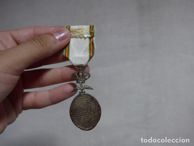 Militaria: Antigua medalla de la paz de marruecos de 1927, original, guerra de africa. - Foto 5 - 274817223