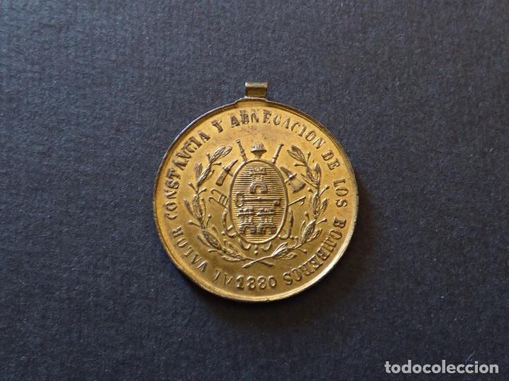 Militaria: LA HABANA. MEDALLA AL VALOR, CONSTANCIA Y ABNEGACI&Oacute;N DE LOS BOMBEROS. A&Ntilde;O 1880