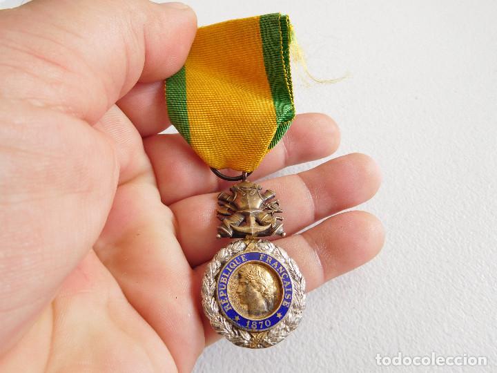 Lote de 4 medallas militares (Valor y Disciplina 1870, 1…
