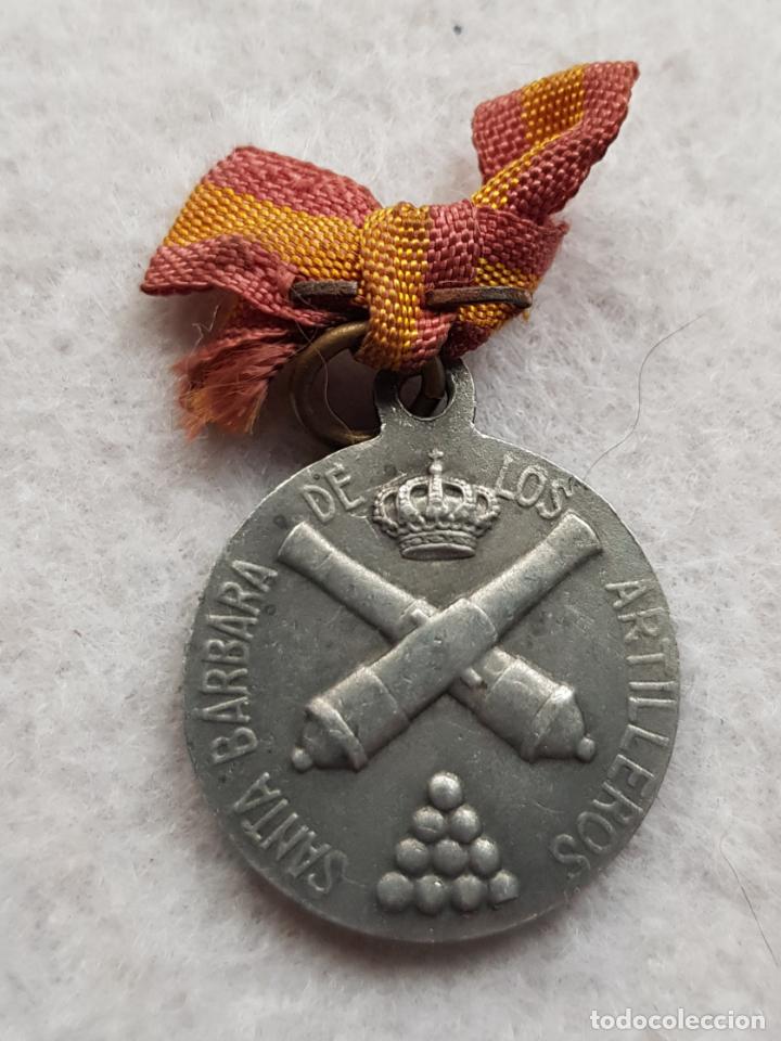 SANTA BARBARA DE LOS ARTILLEROS MEDALLA ALUMINIO (Militar - Medallas Españolas Originales )