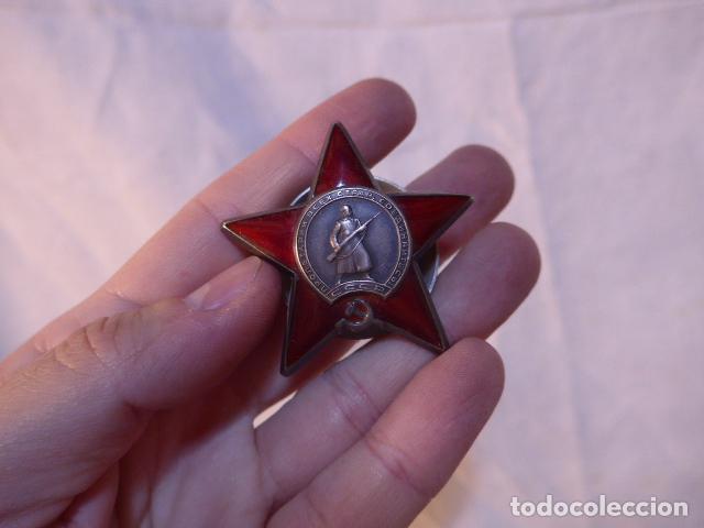 Antigua Medalla Rusa Orden De La Estrella Roja Vendido En Venta 
