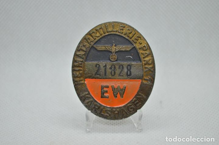 WWII GERMAN BADGE HEIMAT - ARTILLERIE - PARK 11 KARLSHAGEN (Militar - Reproducciones y Réplicas de Medallas )