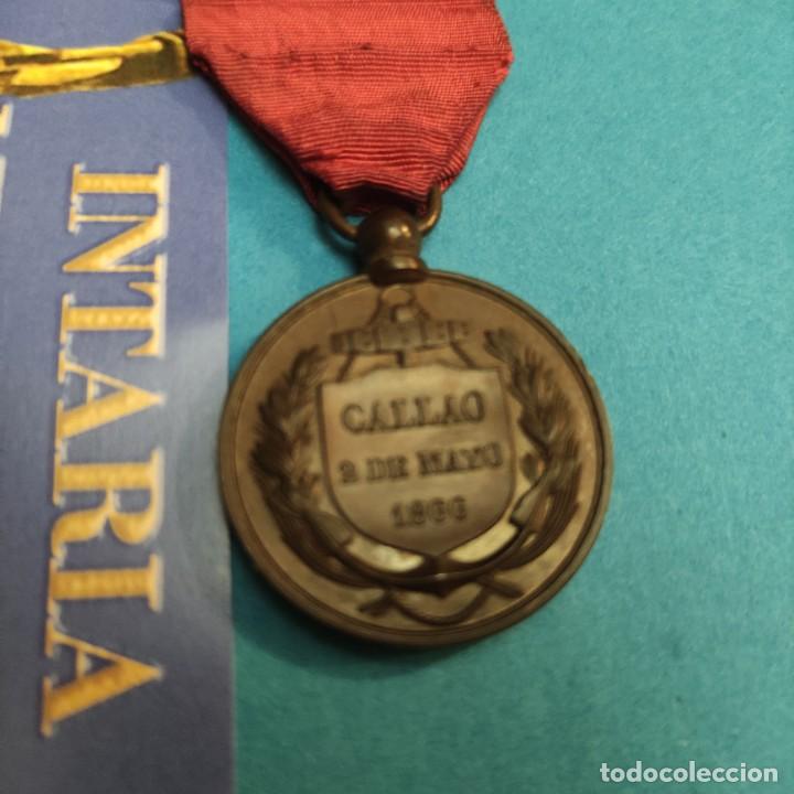 Militaria: Medalla del Callao 1866 - Foto 3