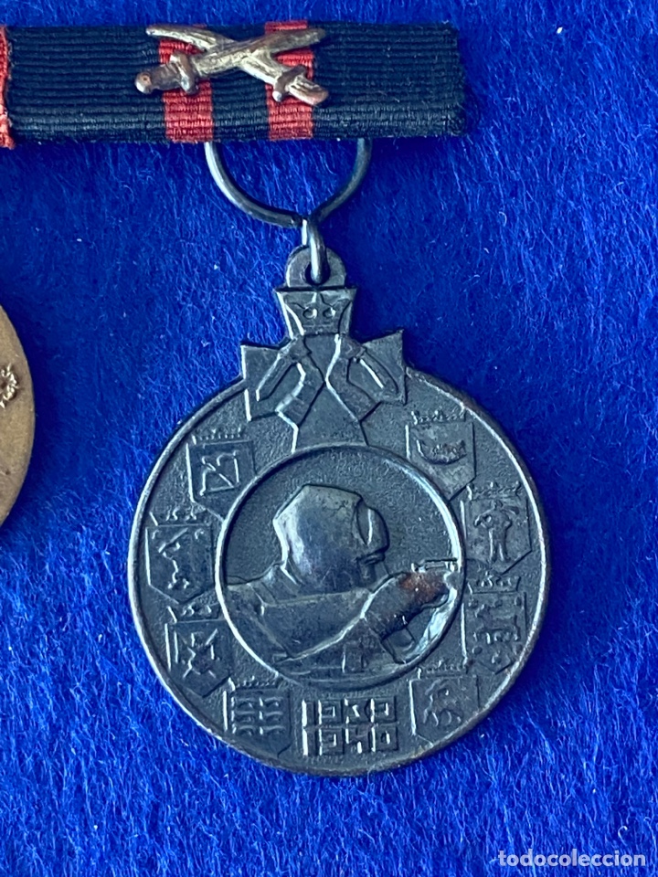 Militaria: Pasador original finlandia con dos medallas al mérito bronce y combate guerra invierno contra URSS - Foto 3 - 309555903