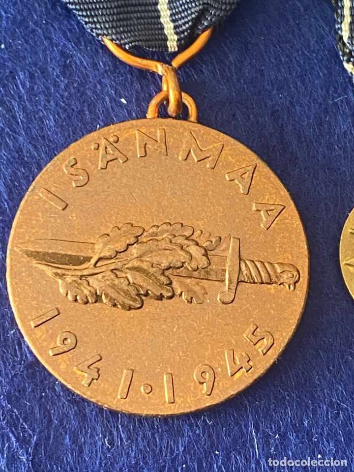 Militaria: Medalla y miniatura original Finlandia,continuación de guerra, aliados con los nazis, contra la URSS - Foto 3 - 309556368