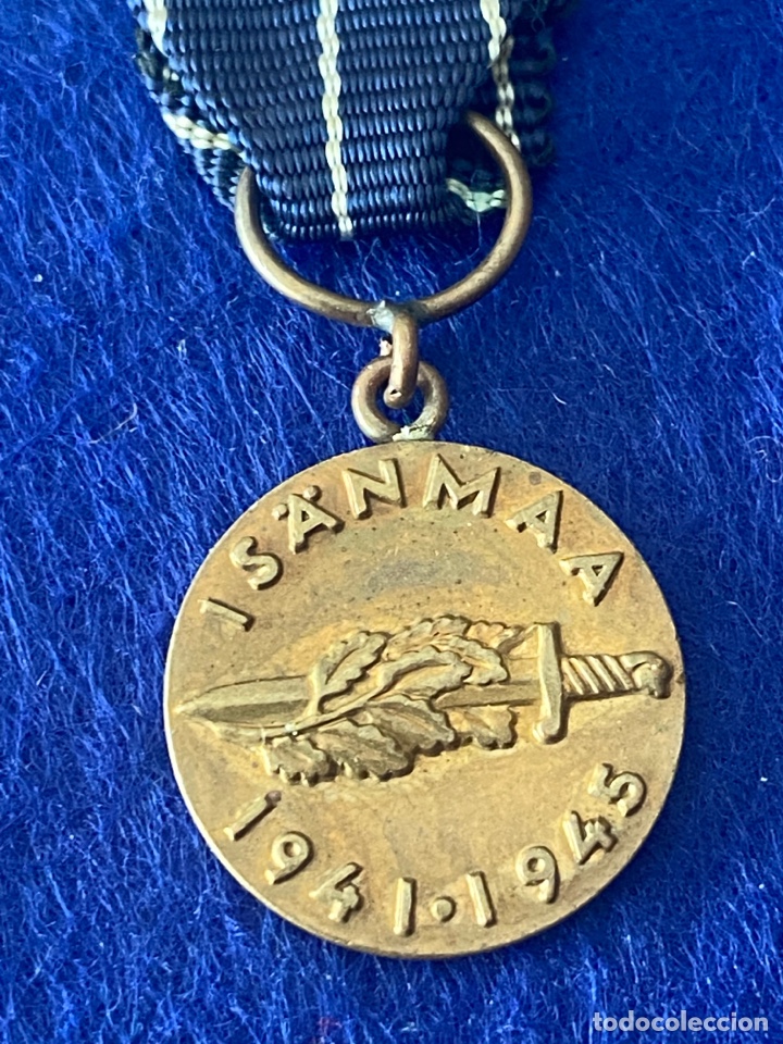 Militaria: Medalla y miniatura original Finlandia,continuación de guerra, aliados con los nazis, contra la URSS - Foto 5 - 309556368