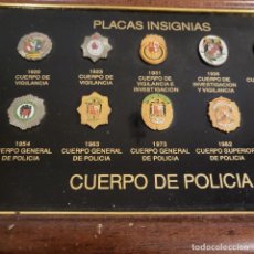 Militaria: PLACAS DE POLICIA DE MONARQUÍA A HOY