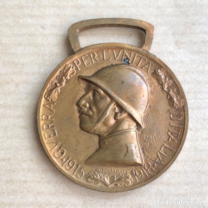 Militaria: GUERRA PER L'UNITA D'ITALIA 1915-1918. PRIMERA GUERRA MUNDIAL. MEDALLA.