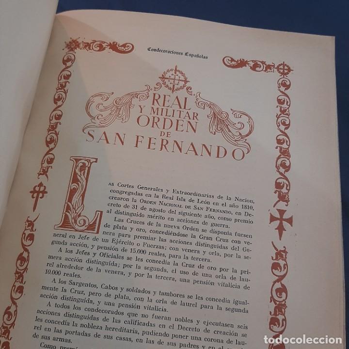 Militaria: Libro Condecoraciones Espa&ntilde;olas - Foto 4