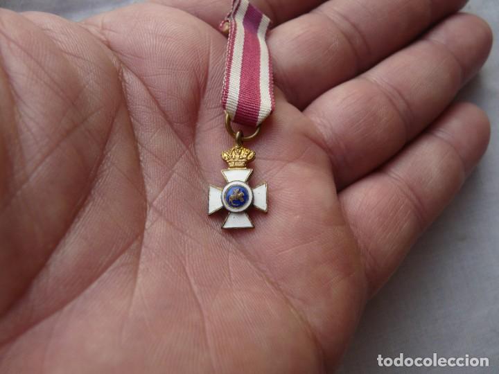 Militaria: MEDALLA MINIATURA ORDEN SAN HERMENEGILDO