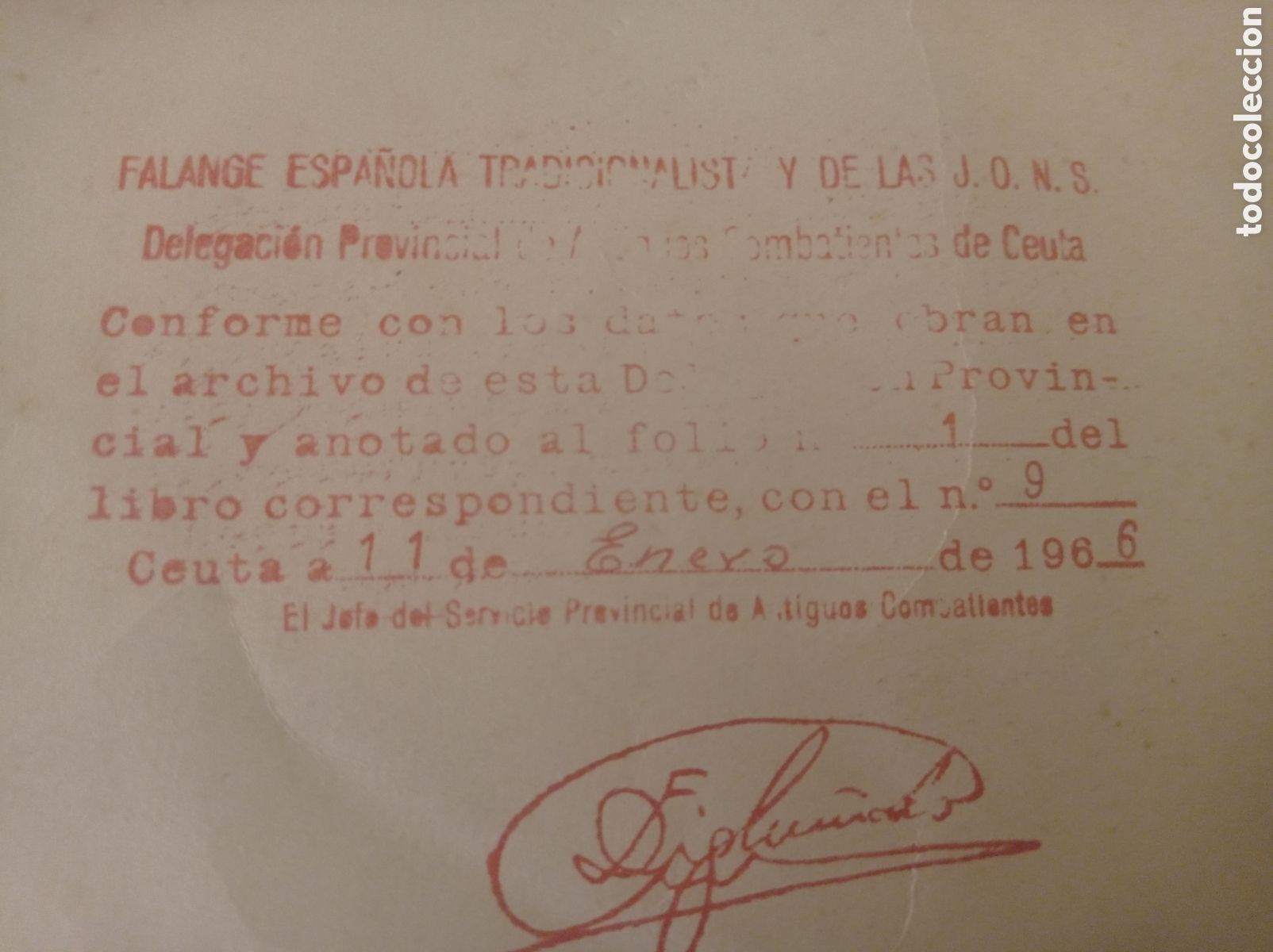 Militaria: CONCESION MEDALLA DE LA PAZ - Foto 5