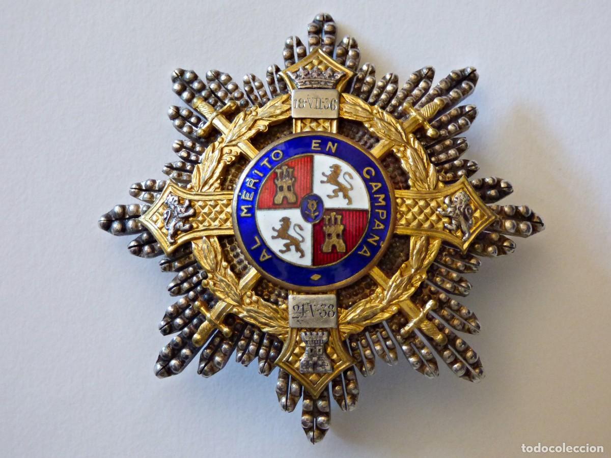 Militaria: CRUZ DE GUERRA EN PLATA CON DOS REPETICIONES. ALZAMIENTO 18-VII-1936 Y 21-V-1938 BOMBARDEO ALICANTE