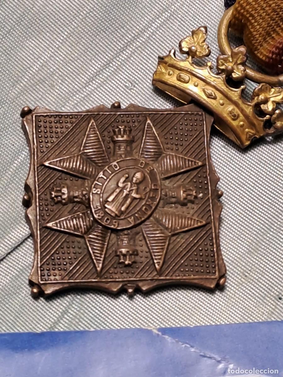 Militaria: Medalla del centenario de Gerona en bronce - Foto 2