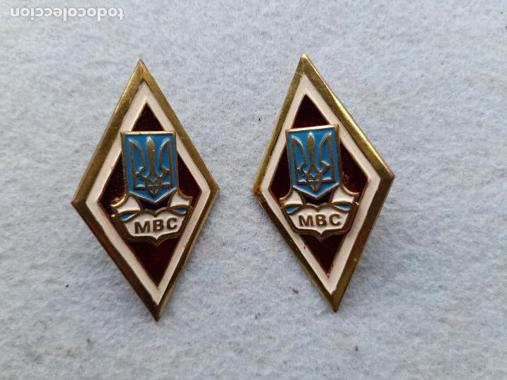 Militaria: Pareja de Rombos. Ejercito de Ucrania. - Foto 1
