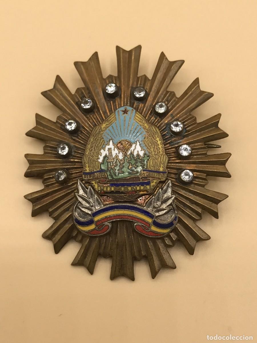 placa policia rumana original - Compra venta en todocoleccion