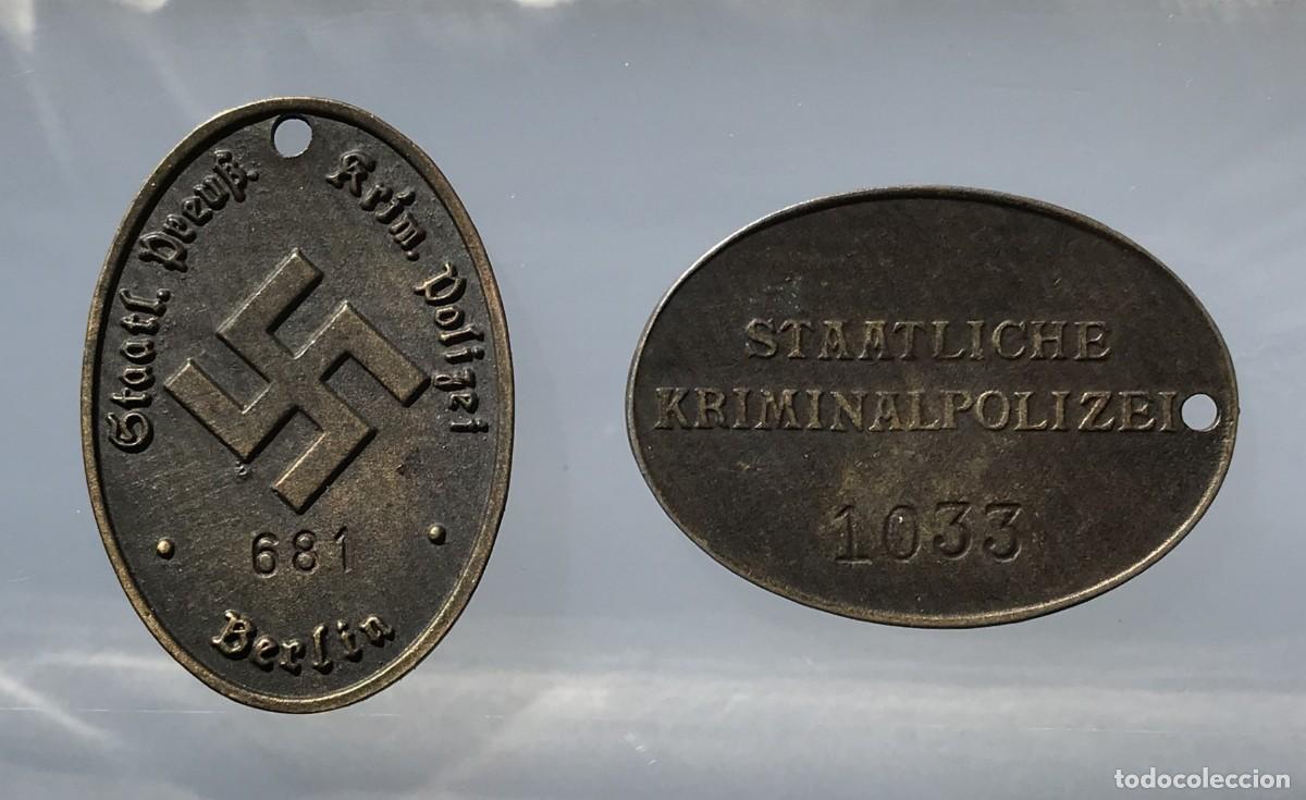 Militaria: Placas Gestapo - Foto 2