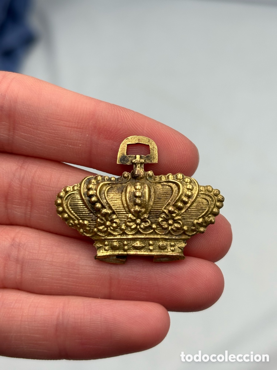 Militaria: ANTIGUA CORONA PARA MEDALLA 3,5 cm