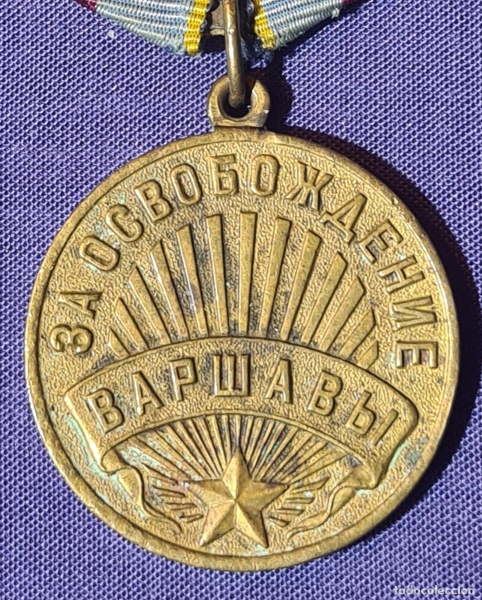 Military Antiques: URSS. Medalla por la Liberaci&oacute;n de Varsovia, variaci&oacute;n 2.