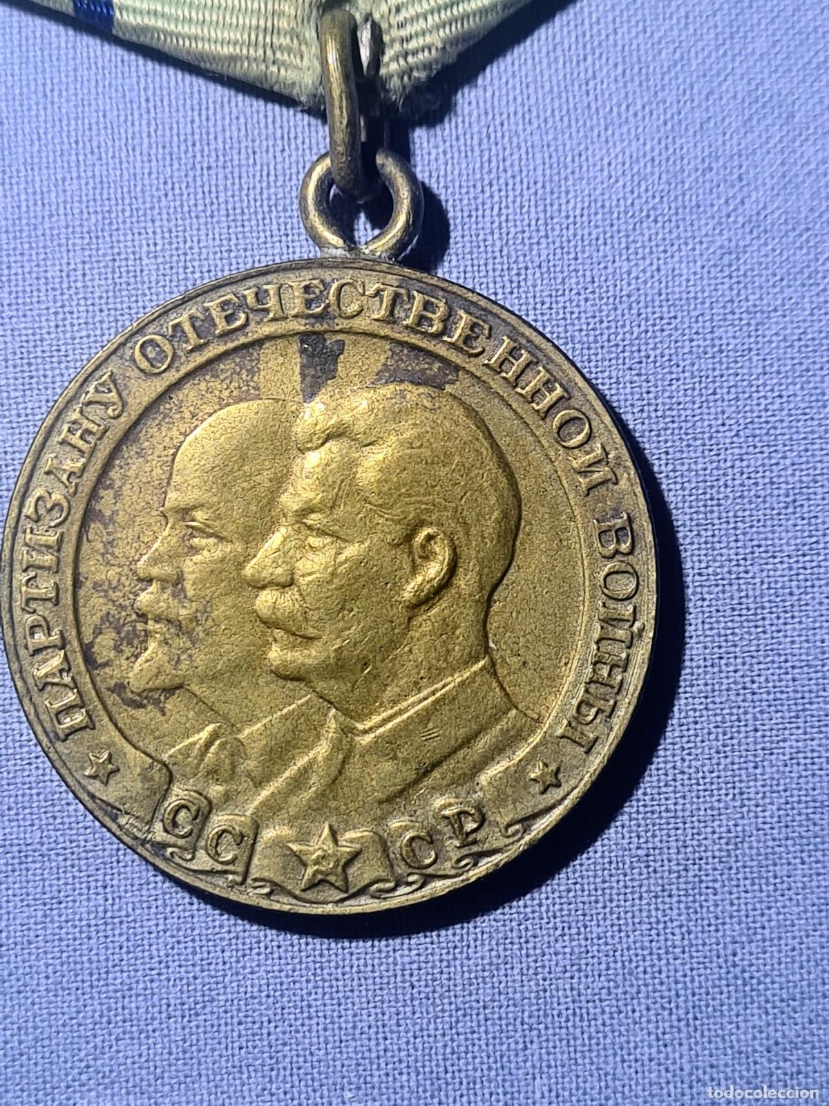 Military Antiques: URSS. Medalla al Partisano 2a Clase. II Guerra Mundial.