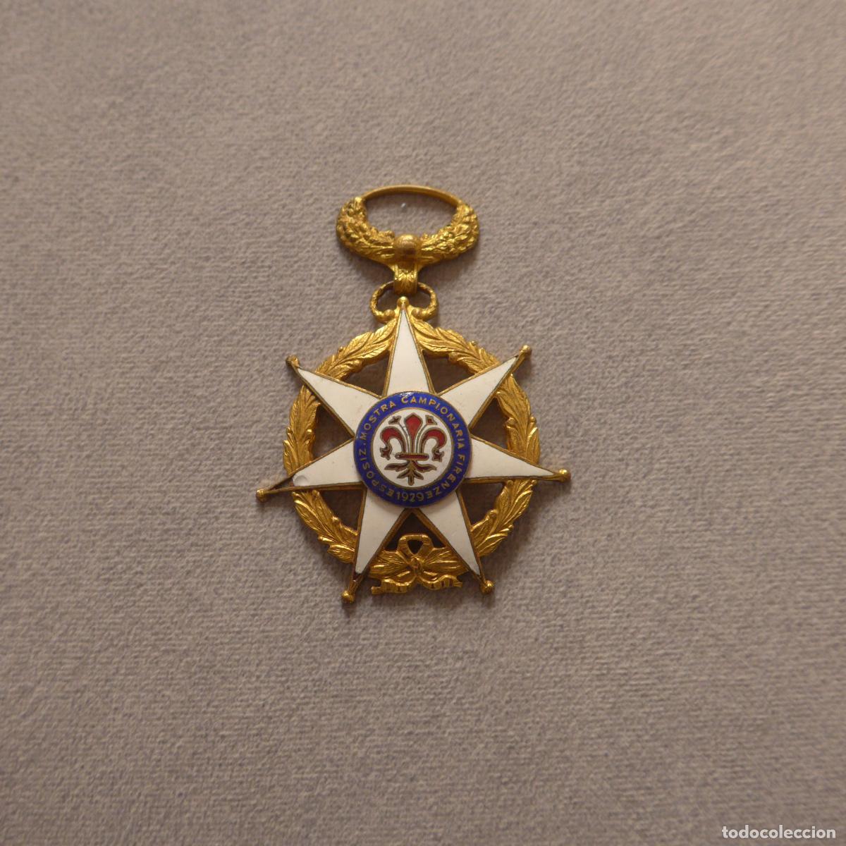 Militaria: Antigua medalla italiana de 1929: Mostra campionaria Firenze. Italia.