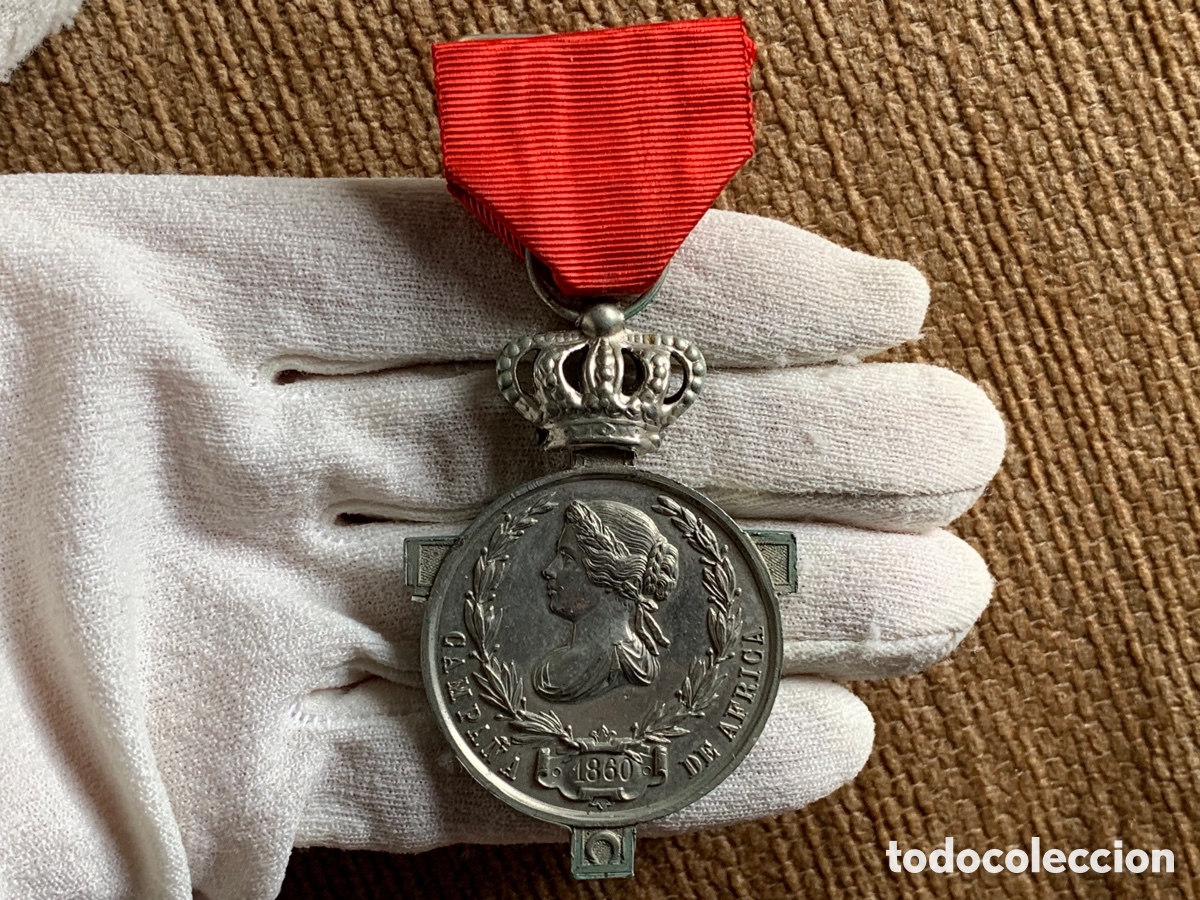 Military Antiques: ANTIGUA MEDALLA CAMPA&Ntilde;A DE AFRICA 1860