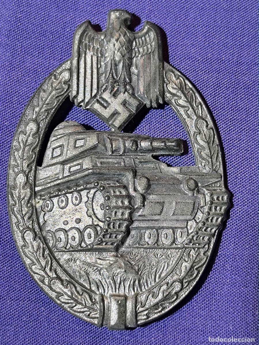 Militaria: INSIGNIA PANZER DE ASALTO PANZERKAMPFABZEICHEN GRADO PLATA, POR HERMANN AURICH CO