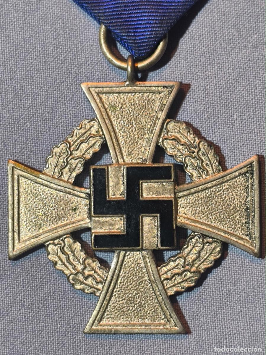 Militaria: Servicio de lealtad del, Tercer Reich, segundo nivel. 25 a&ntilde;os 1938. Se otorgaba a funcionarios.