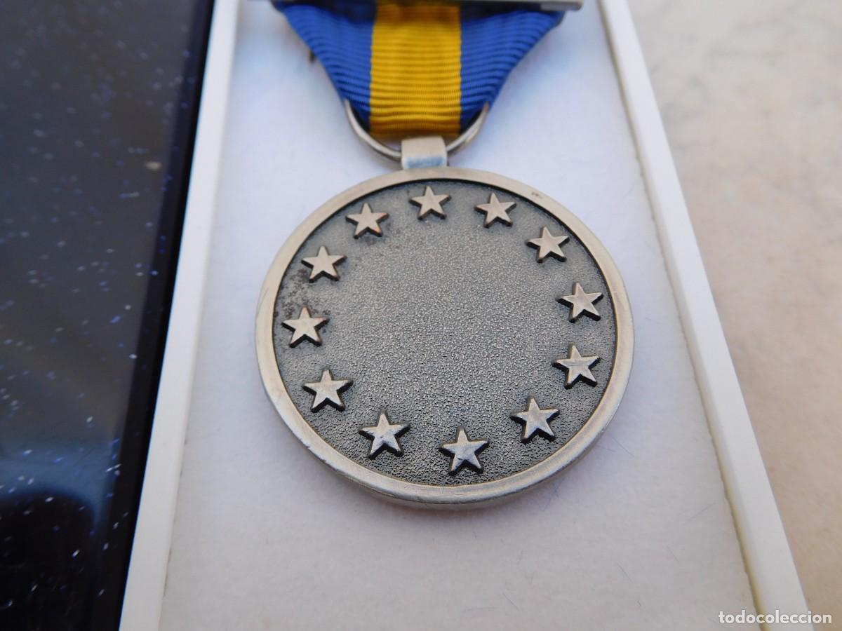 Militaria: Medalla de la U.E. EUFOR RD CONGO Con caja - Foto 2