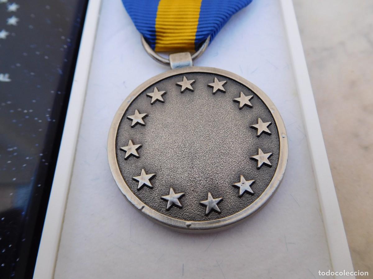 Militaria: Medalla de la U.E. EUBAM RAFAH Con caja - Foto 2