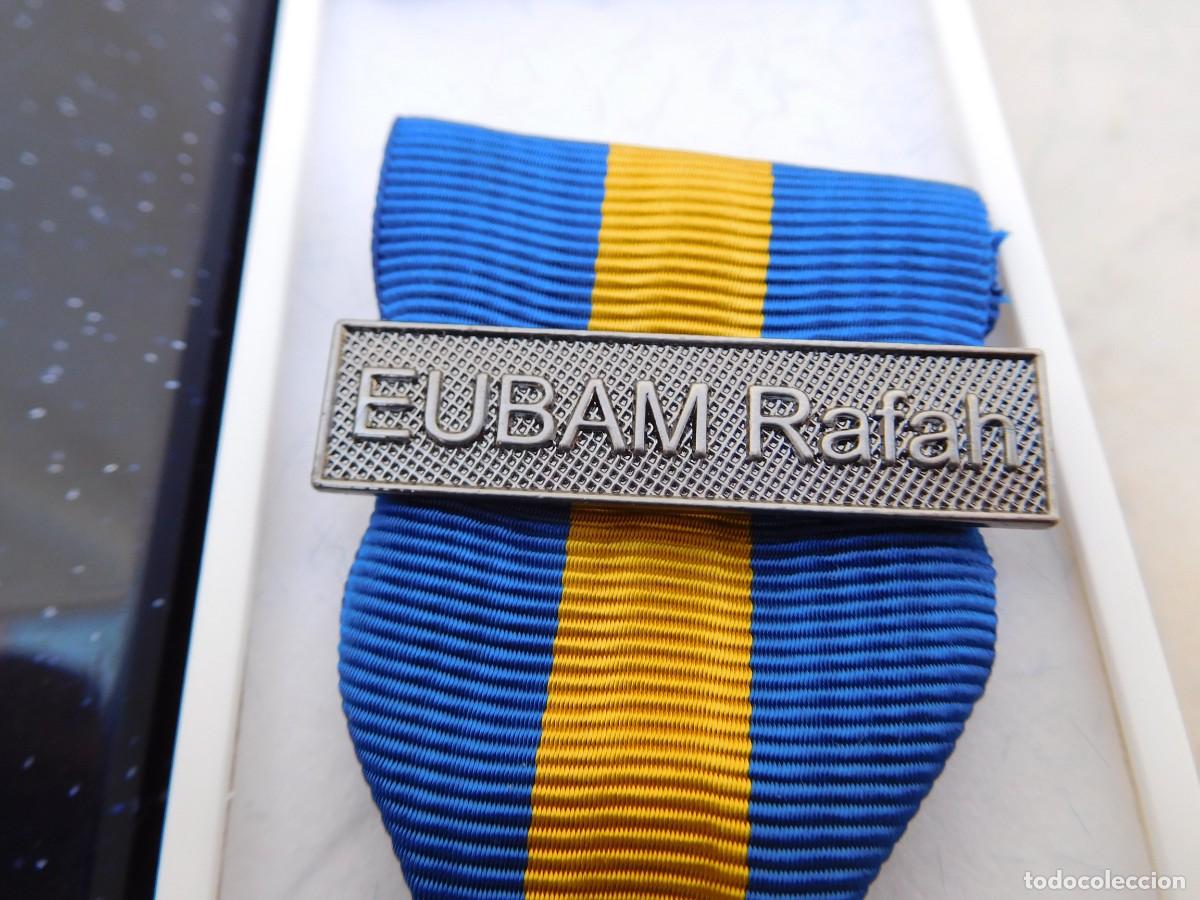 Militaria: Medalla de la U.E. EUBAM RAFAH Con caja - Foto 3