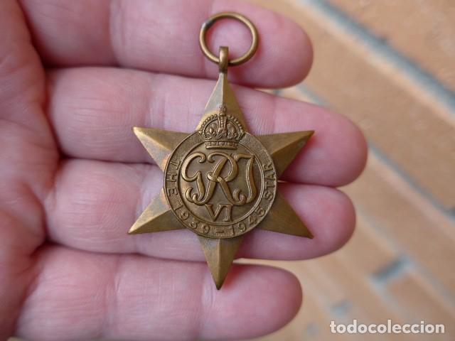 Militaria: ANTIGUA MEDALLA INGLESA THE STAR 1939 - 1945