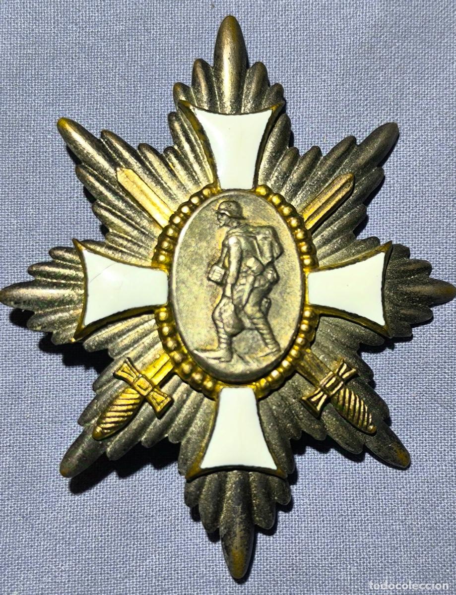 Militaria: Cruz de honor, veteranos de la 1&ordf; Guerra Mundial. Alemania, rep&uacute;blica de Weimar. Hamburg Kreuz