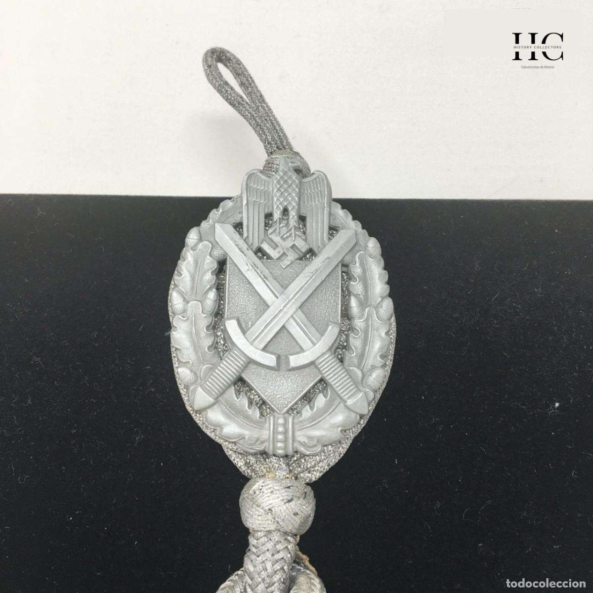 Militaria: Cord&oacute;n de Tirador Distinguido Heer Sch&uuml;tzenschnur Clase 5 Original WWII Wehrmacht Alemana