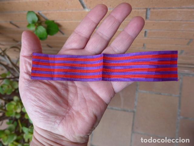 Militaria: ORIGINAL CINTA DE 16 CM MEDALLA CAMPA&Ntilde;A CUBA 1895 - 1898