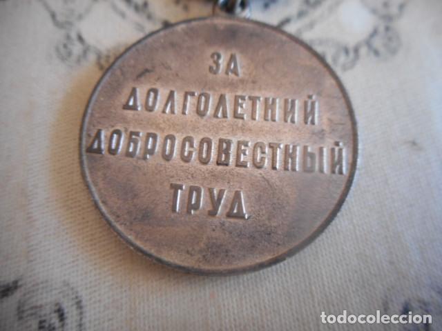 Militaria: medalla rusa original - Foto 2