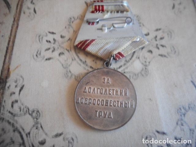 Militaria: medalla rusa original - Foto 3