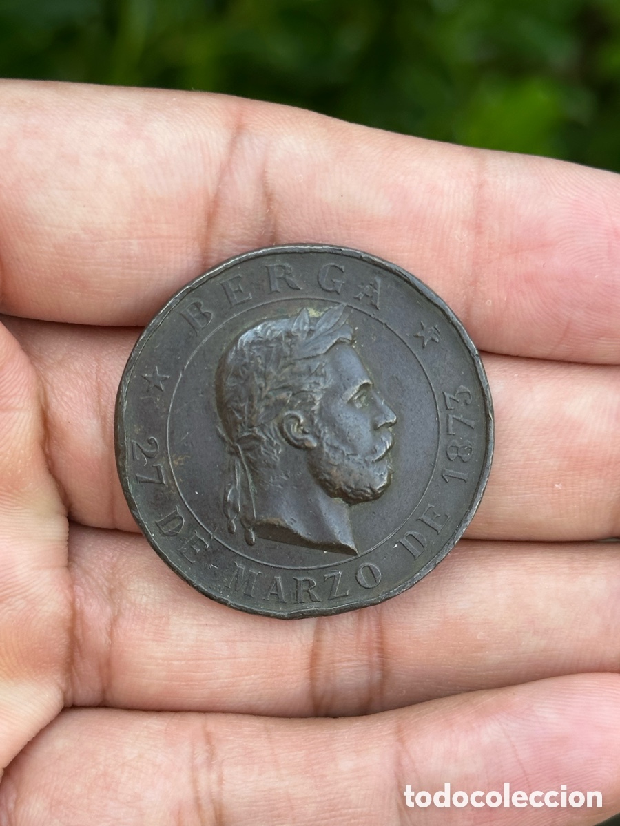 Militaria: MEDALLA CARLISTA BERGA 1873 - CARLOS VII
